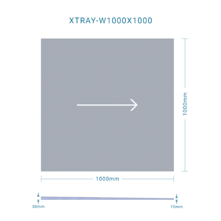 Shower Base Wedge 1000x1000x30mm